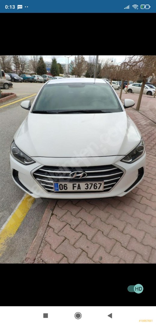 Sahibinden Hyundai Elantra D Cvvt Style Model Konya Km