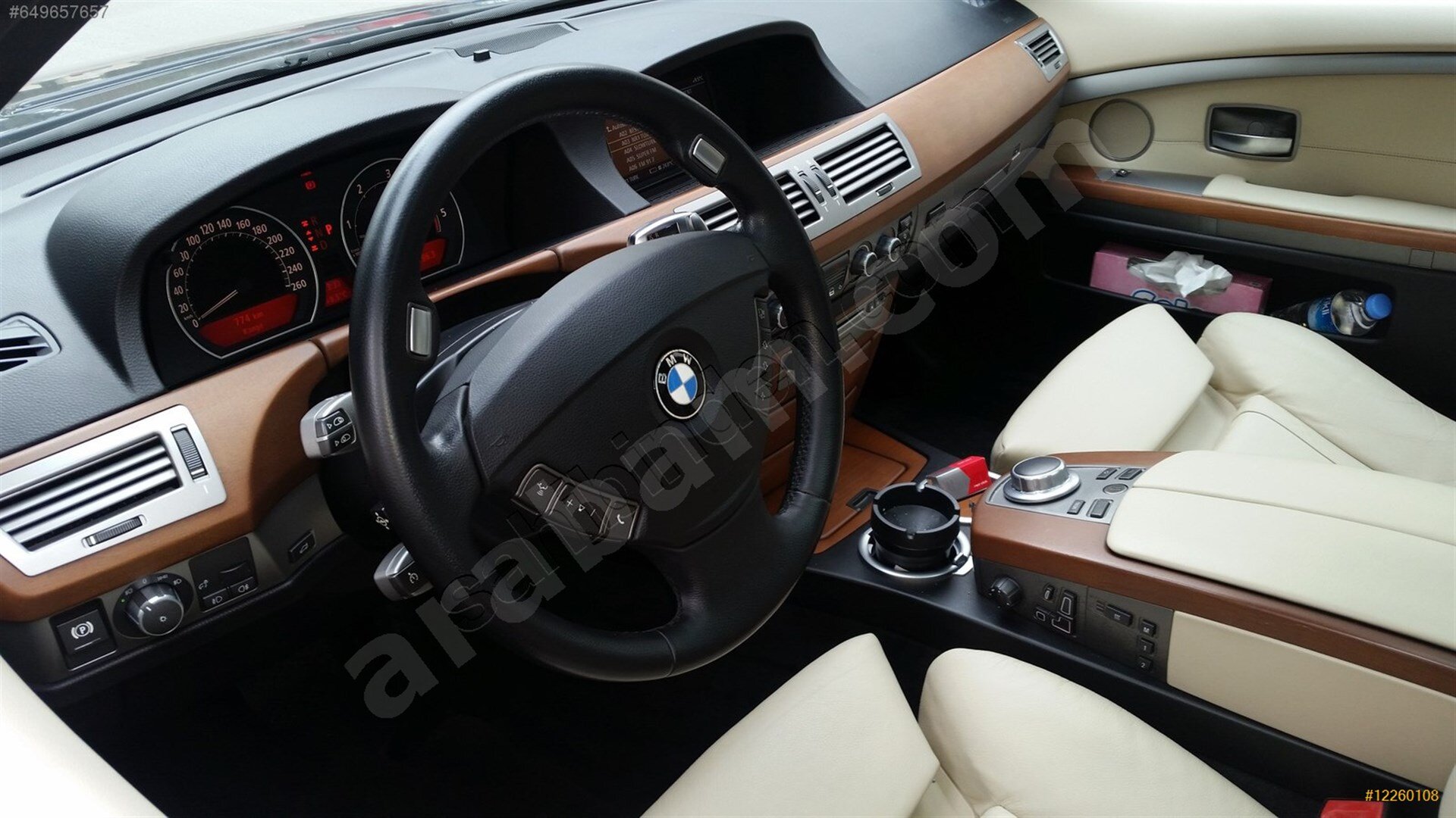 Galeriden BMW 7 Serisi 730d Standart 2007 Model Hatay 344.000 km Lacivert 2
