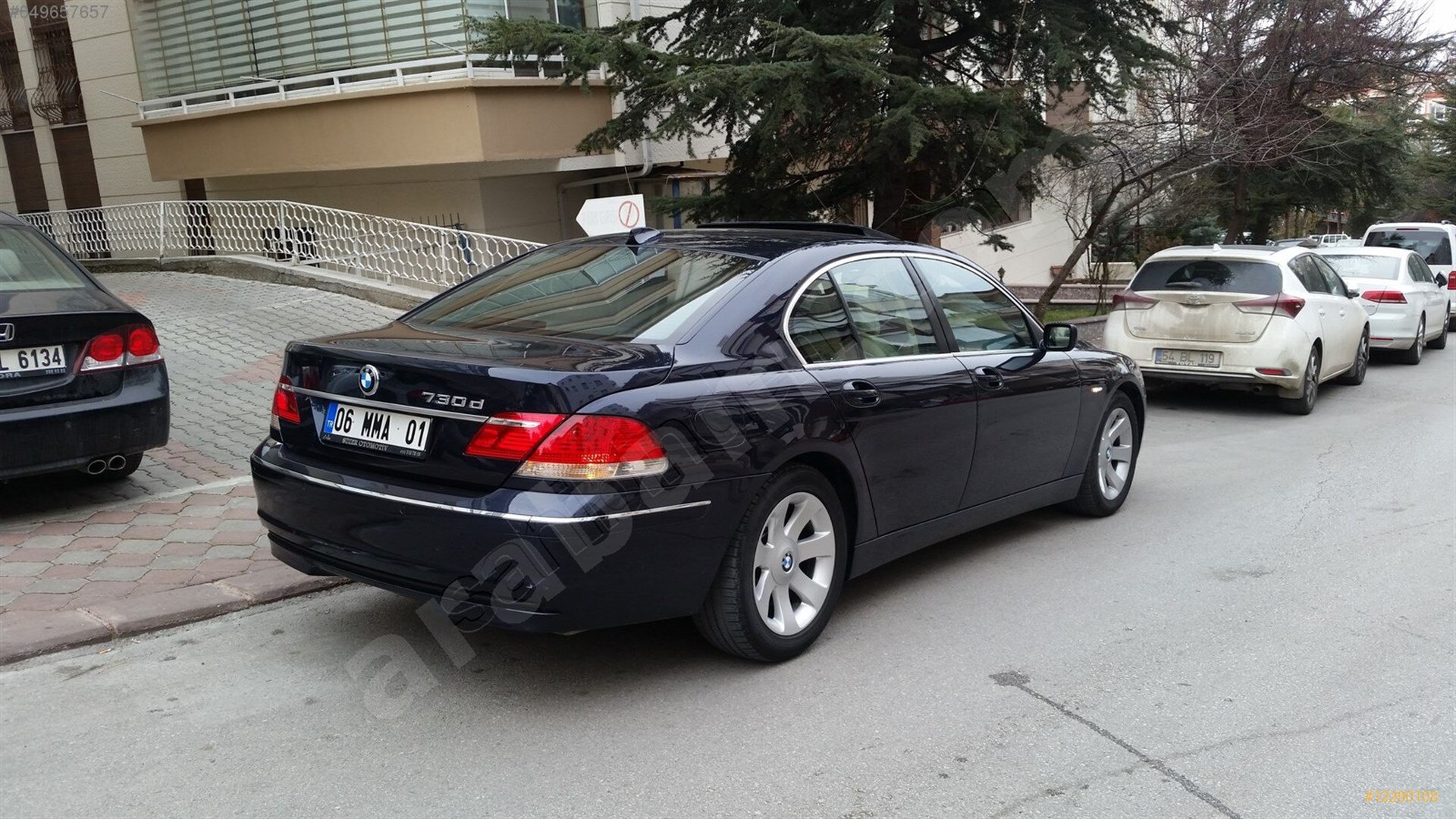 Galeriden BMW 7 Serisi 730d Standart 2007 Model Hatay 344.000 km Lacivert 4
