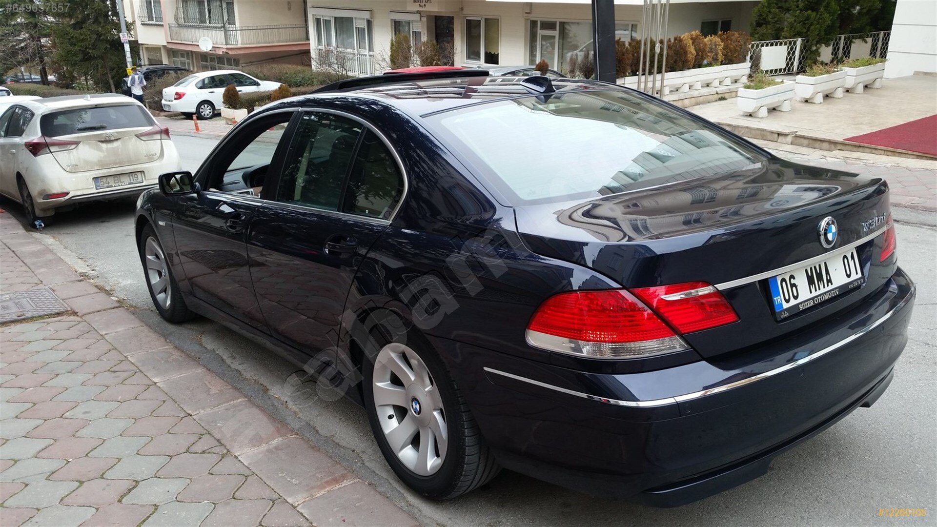 Galeriden BMW 7 Serisi 730d Standart 2007 Model Hatay 344.000 km Lacivert 1