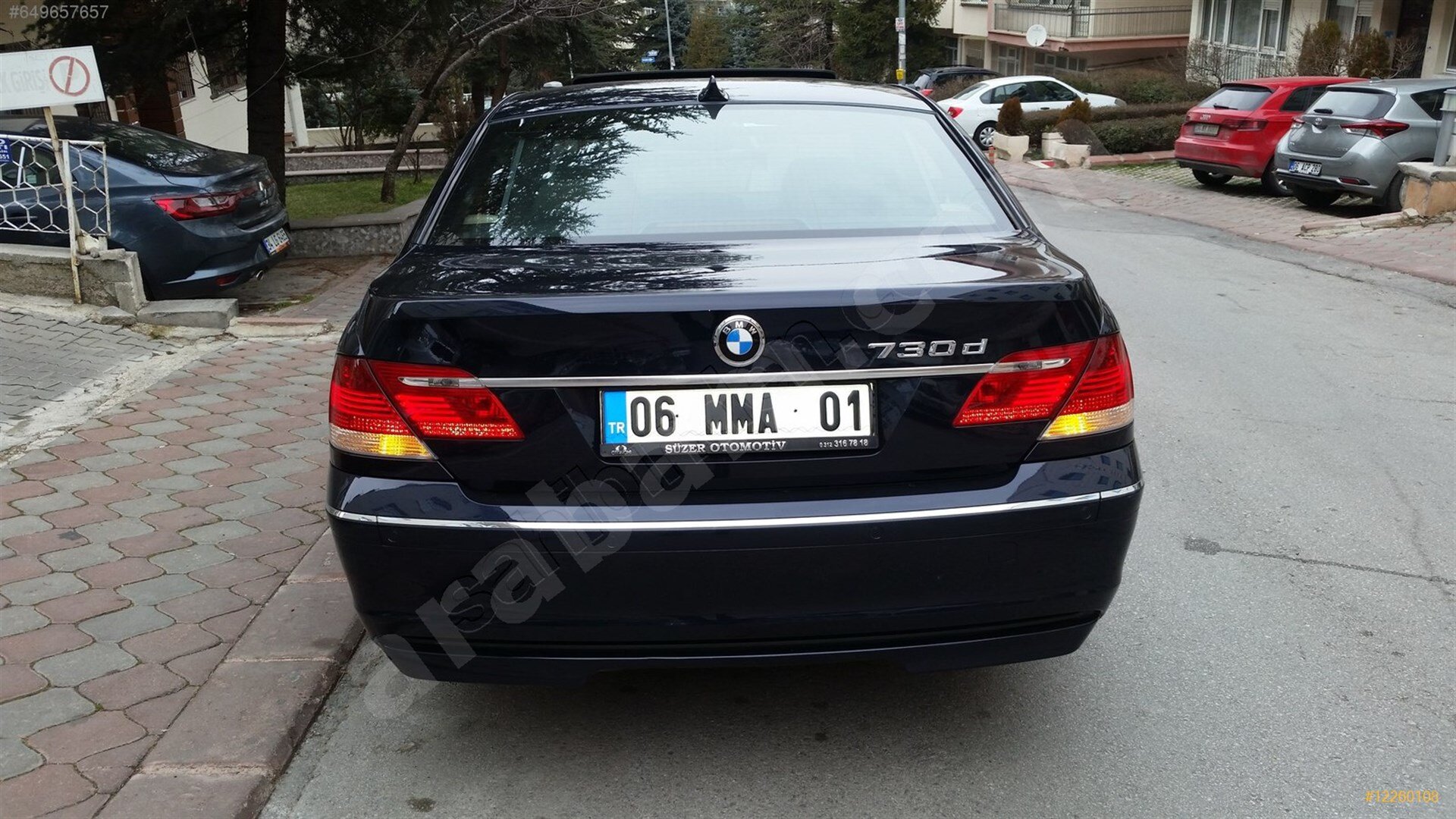 Galeriden BMW 7 Serisi 730d Standart 2007 Model Hatay 344.000 km Lacivert 3