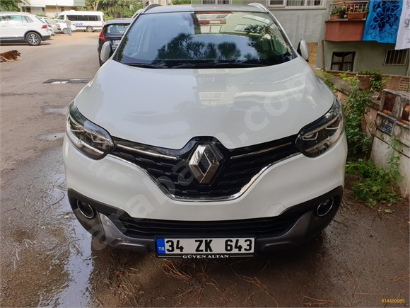 sahibinden renault kadjar 1 5 dci icon 2016 model istanbul 16 100 km beyaz 14480965 arabam com