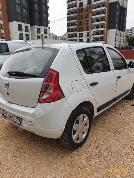 Satilik Sahibinden Dacia Sandero 1 5 Dci Ambiance 2012 Model Bursa 185 076 Km Beyaz Arac Piyasasi
