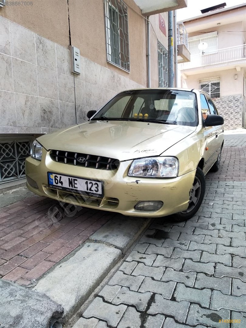 Sahibinden Hyundai Accent 1.5 1.5i GLS 2000 Model Uşak 120 ...