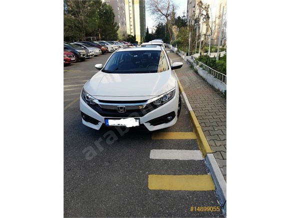 Sahibinden Honda Civic 1 6 I Vtec Eco Elegance 2018 Model Istanbul 25 500 Km Beyaz 14899055 Arabam Com