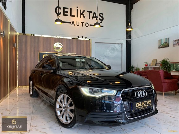 2013 AUDİ A6 3KOL DİRKSYN-GERİ GÖRÜŞ-VAKUM-HAFIZA-4 BÖLGE-BAYİİ