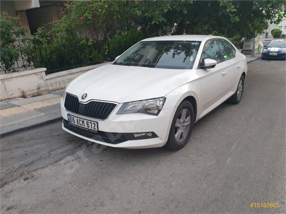 Sahibinden Skoda Superb 1 6 Tdi Active 2016 Model Ankara 87 500 Km Beyaz 15162605 Arabam Com