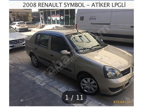 Sahibinden Renault Symbol 1 4 Dynamique 2008 Model Istanbul 254 000 Km Bej 15164119 Arabam Com