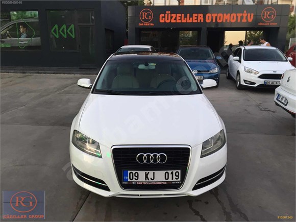 AUDİ A3 1.6 TDI 105BG DiZEL OTOMATİK CAM TAVAN BOYASIZ