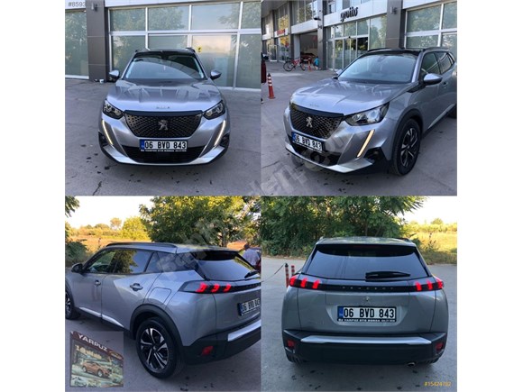 Galeriden Peugeot 2008 1 5 Bluehdi Allure 2020 Model Bursa 21 000 Km Gri 15424782 Arabam Com