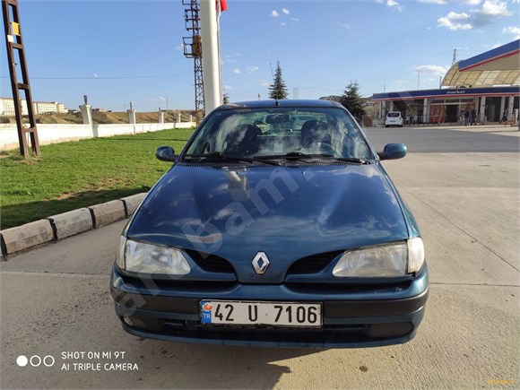 Sahibinden Renault Megane 1 muayene yeni yapıldı Klimalı 1.6 RTE 1999 Model. )