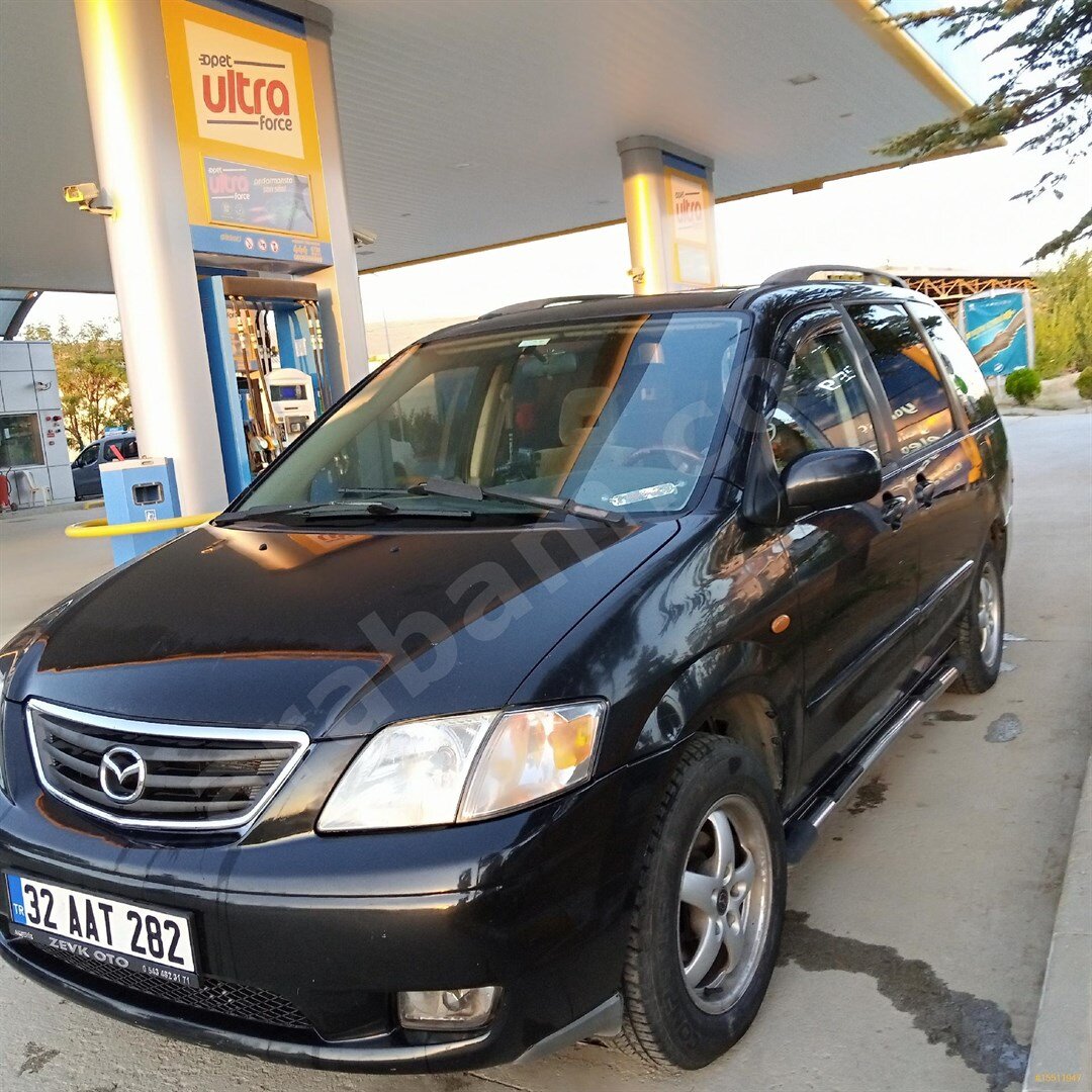 Sahibinden Mazda MPV 2.0 2000 Model Isparta 300.000 km Siyah 3