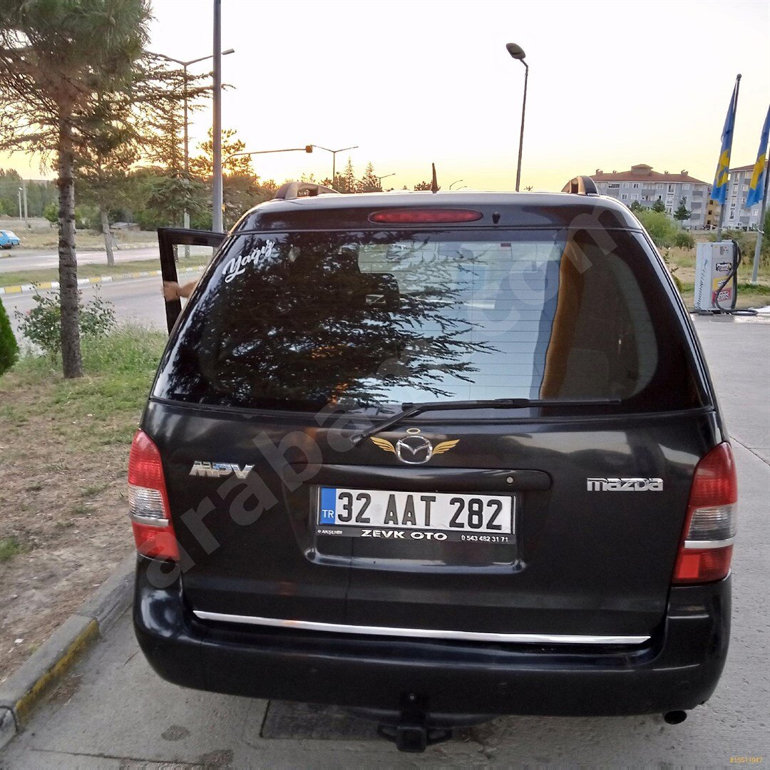 Sahibinden Mazda MPV 2.0 2000 Model Isparta 300.000 km Siyah 7