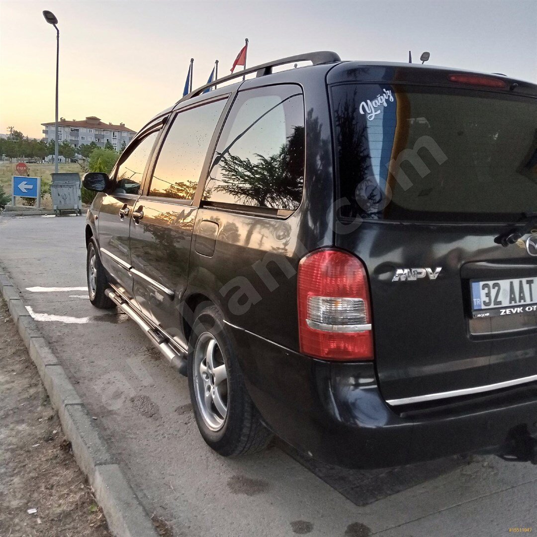 Sahibinden Mazda MPV 2.0 2000 Model Isparta 300.000 km Siyah 6