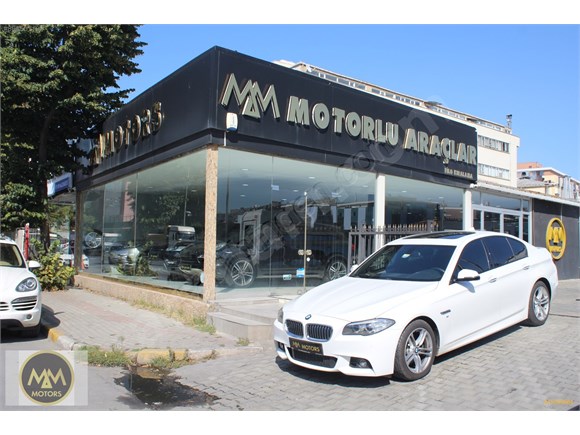 MM MOTORS BMW 5 Serisi 520i M Sport (HAYALET+VAKUM+NAVİ BOYASIZ