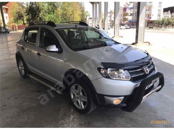 Sahibinden Dacia Sandero 1 5 Dci Stepway 2014 Model Antalya 65 000 Km Gri 15681913 Arabam Com