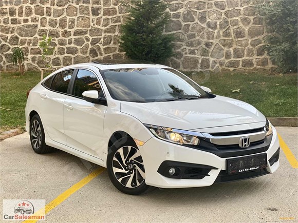 Galeriden Honda Civic 1 6 I Vtec Eco Elegance 2016 Model Trabzon 71 000 Km Beyaz 15682888 Arabam Com
