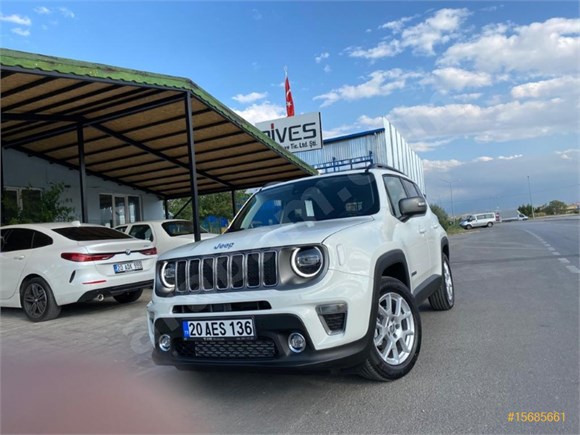 Sahibinden Jeep Renegade 1 6 Multijet Limited 2020 Model Denizli 1 000 Km Beyaz 15685661 Arabam Com