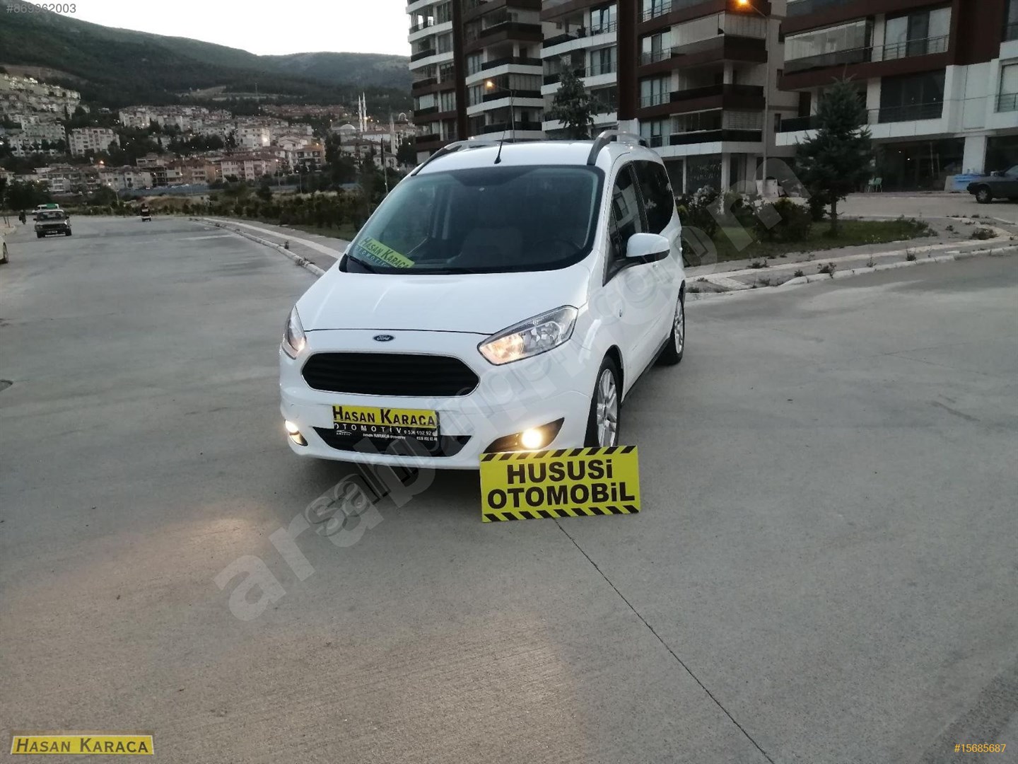 Galeriden Ford Tourneo Courier 1 6 Tdci Titanium 2015 Model Amasya 76 000 Km Beyaz 15685687 Arabam Com