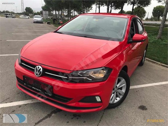 2017 YENİ POLO TSİ COMFORTLİNE...OTOMATİK..43000 Km..KIRMIZI