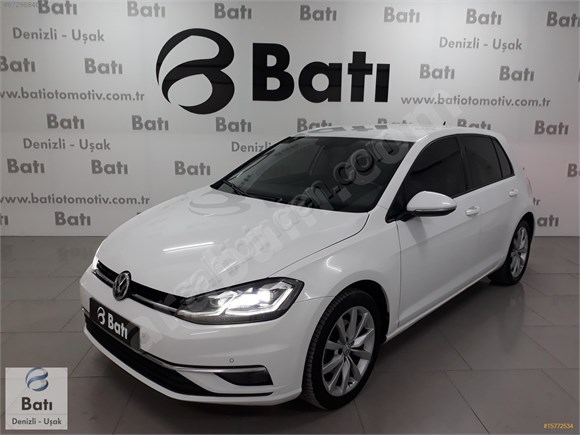 VW BAYİİ BATIDAN 2017 GOLF 1.4 TSI HIGHLINE OTOMATİK GARANTİLİ