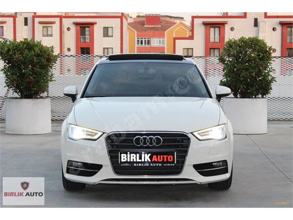 2015 AUDİ A3 AMBİENTE BOYASIZ+LED+ZENON+SUNROF+S-TRONIC+75BİNDE!