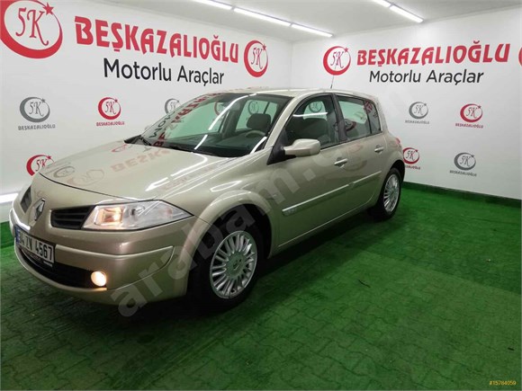 5KDAN EMSALSİZ İLK ELDEN MEGANE 2 PRİVİLLAGE OTOMATİK HB 1.6 16