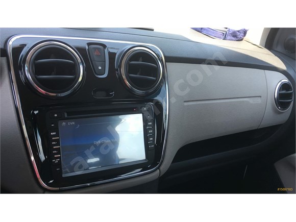 Sahibinden Dacia Lodgy özel model, deri koltuk, navigasyon, DVD, TV, arka kamera