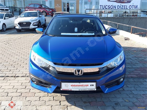 Galeriden Honda Civic 1 6 I Vtec Eco Elegance 2017 Model Tekirdag 35 000 Km Mavi 15947494 Arabam Com