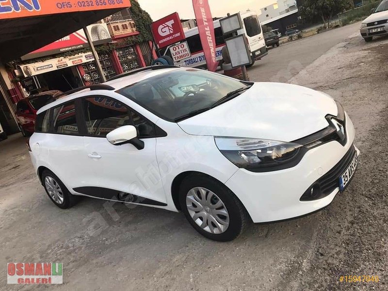 galeriden renault clio 1 5 dci sporttourer joy 2016 model izmir 203 000 km beyaz 15947946 arabam com
