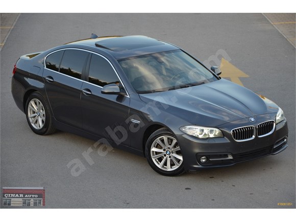 BMW+520D+190BG+HATASIZ+HAYALET+VAKUM+SUNROOF+ELKTR BAGAJ+FUL+FUL