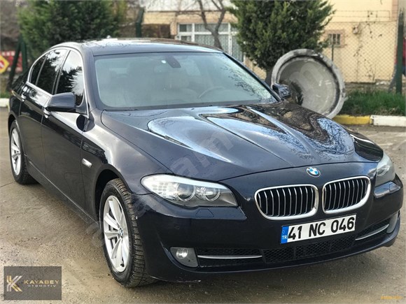 2011 BMW 520D ÖZEL PAKET EXTRALI 2 PARÇA BOYALI TAKASA AÇIK