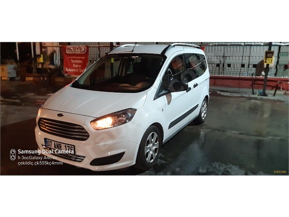 sahibinden ford tourneo courier 1 6 tdci journey trend 2017 model antalya 123 000 km beyaz 16351892 arabam com