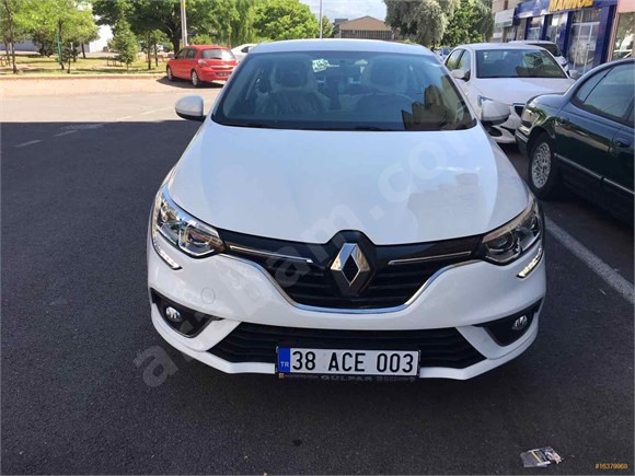 Sahibinden hatasız sıfır Renault Megane 1.6 Joy 2019 Model