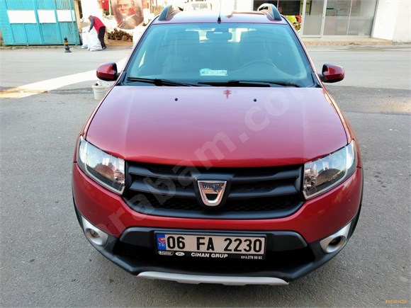 tertemiz aile arabası Sahibinden Dacia Sandero 1.5 dCi Stepway 2013 Model