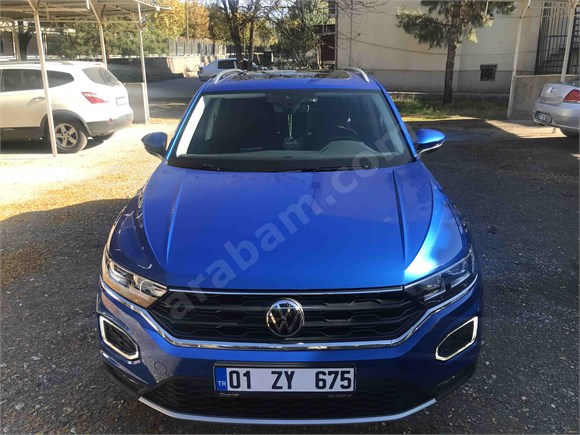 sahibinden volkswagen t roc 1 5 tsi highline 2020 model hatay 13 500 km mavi 16398562 arabam com