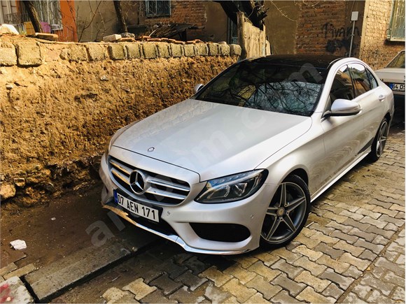 Sahibinden Mercedes - HATASIZ BOYASIZ DEĞİŞENSİZ TRAMERSİZ C 180 AMG 7G-Tronic