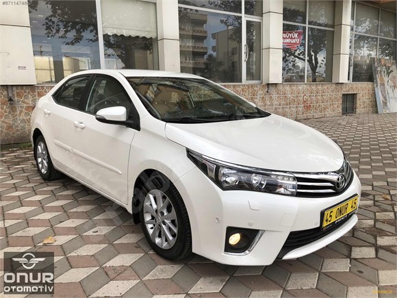 2014 MODEL TOYOTA COROLLA 1.6 PREMİUM 73BİN OTOMATİK BOYASIZ