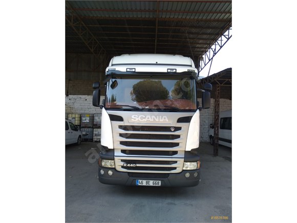 Sahibinden Scania R 440 2015 Model Ankara 670 000 Km Beyaz 16578786 Arabam Com