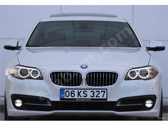 BOYASIZ 2016 MOD. BMW 520İ EXECUTİVE VAKUMLU KAPI+ELEKTRİKLİ+BAGAJ+NBT+HAYALET GÖSTERGE