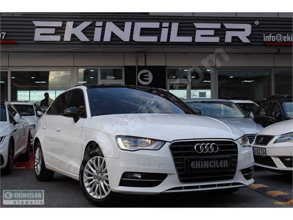 EKİNCİLERDEN 2015 AUDİ A3 1.6 TDİ AMBİENTE CAM TAVAN-DERİ-LED