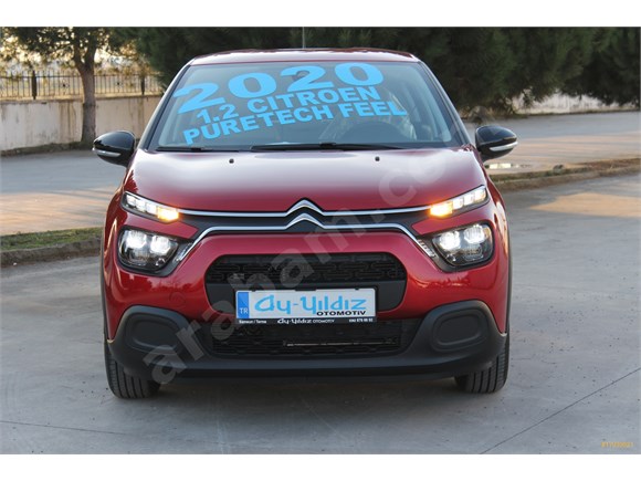 AY-YILDIZDAN 2020 CITROEN C3 1.2 PURETECH-FEEL 110 BG SIFIR