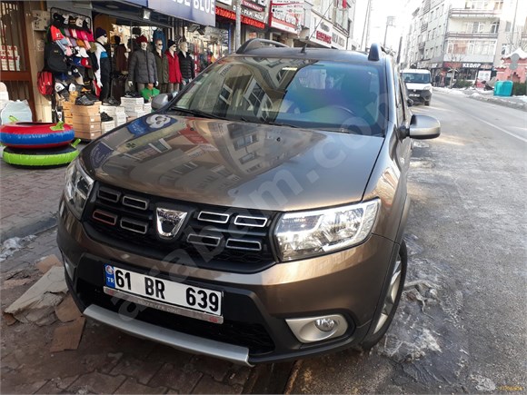 Sahibinden Dacia Sandero 1.5 dCi Stepway 2017 Model Bolu