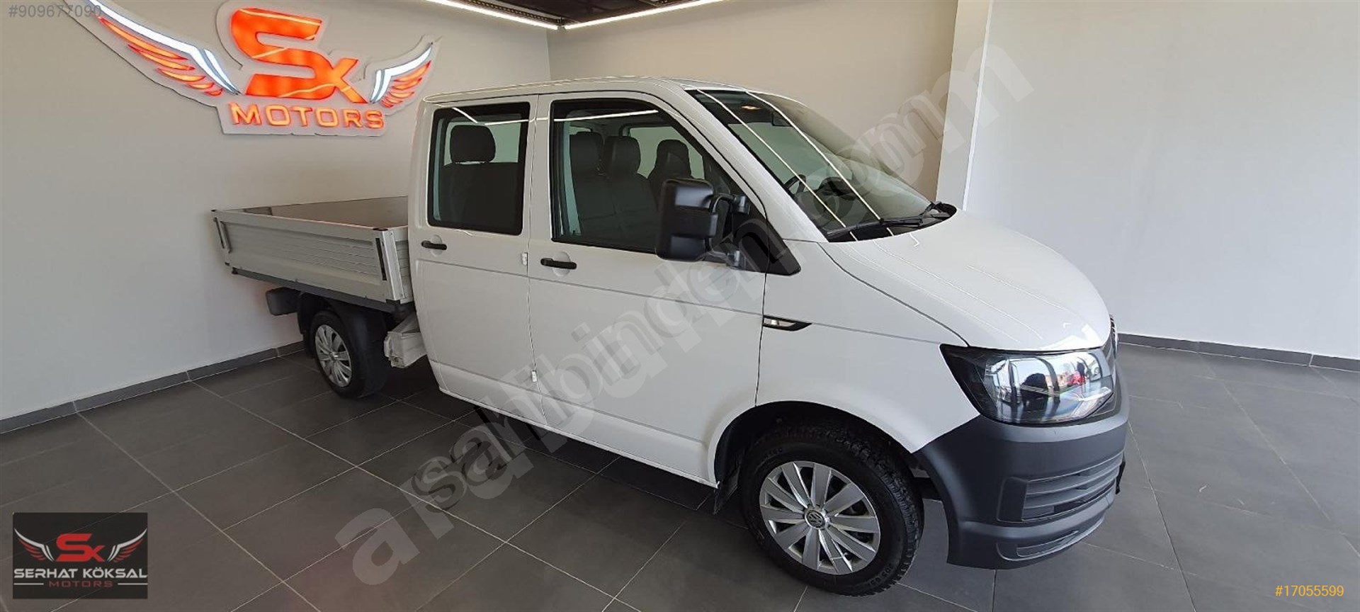 galeriden volkswagen transporter cift kabin 5 1 2015 model samsun 80 000 km beyaz 17055599 arabam com