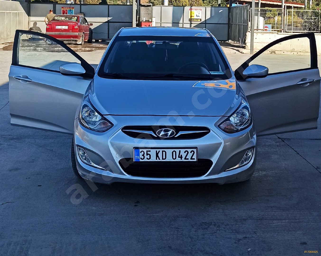 Hyundai accent blue
