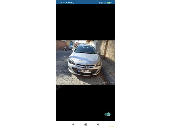 Sahibinden Opel Astra 1.6 CDTI Design 2016 Model