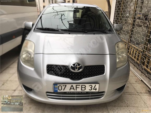 galeriden toyota yaris 1 0 2007 model antalya 215 000 km gri 17082571 arabam com