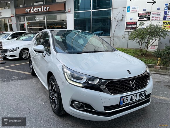 ERDEMLERDEN 2016 DS 4 1.6 BLUEHDİ 120HP EAT6 SO CHİC AUTOMATİC