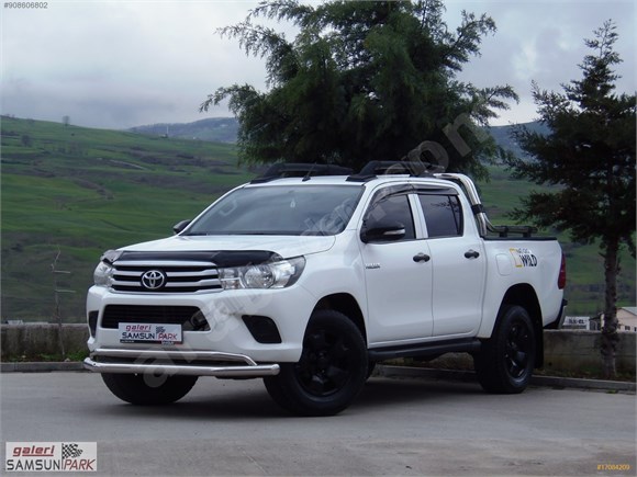 galeriden toyota hilux 2 4 d 4d 4x2 active 2016 model samsun 121 000 km beyaz 17084209 arabam com