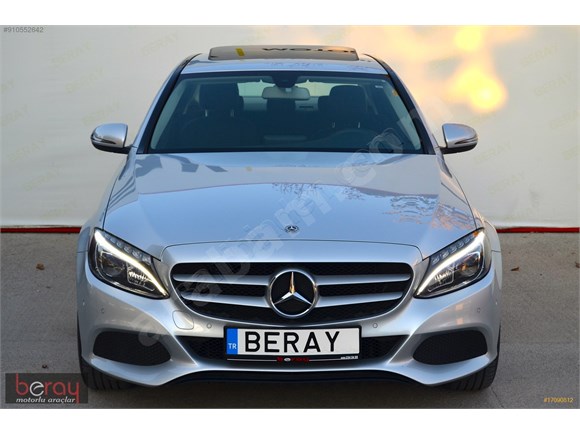 /BERAY/ 2017 MERCEDES C-200 d COMFORT GÜMÜŞ SUNROOF-BİXENON